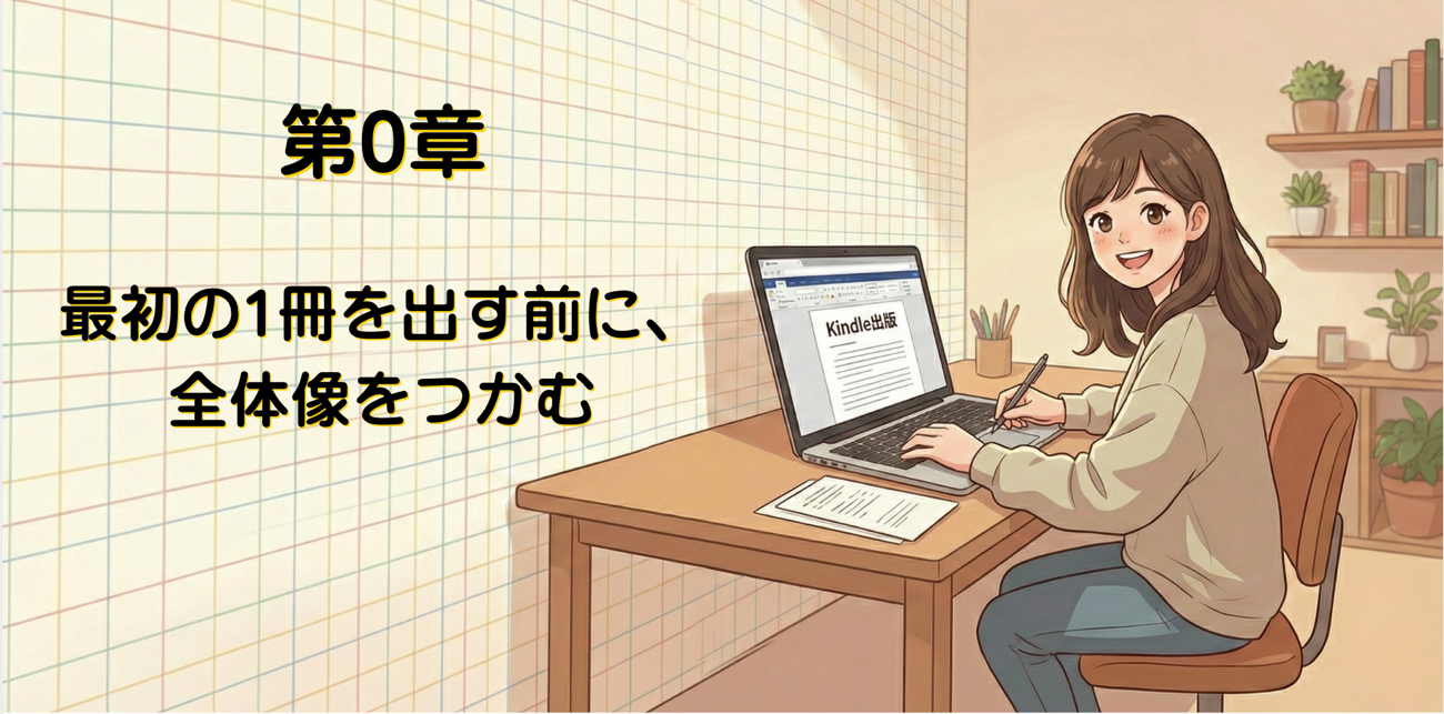 第0章 最初の1冊を出す前に、全体像をつかむの章扉